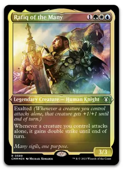 Rafiq of the Many (Foil Etched) #589 (NM) Commander Masters CMM Magic MTG - Image 1