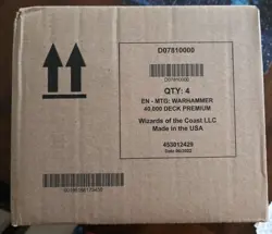 Magic: The Gathering Commander Decks Warhammer 40k Collectable- Set of 4 195166173443 - Image 1