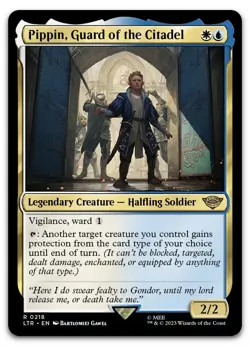 Pippin, Guard of the Citadel #218 (NM) Lord of the Rings LTR Magic MTG - Image 1
