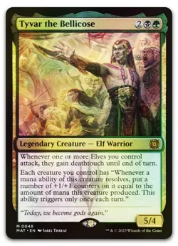 Tyvar the Bellicose #48 (Foil) (NM) March of the Machine MAT Magic MTG - Image 1