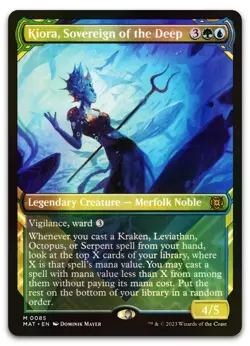 Kiora, Sovereign of the Deep (Showcase) #85 (Foil) NM March of the Machine - Image 1