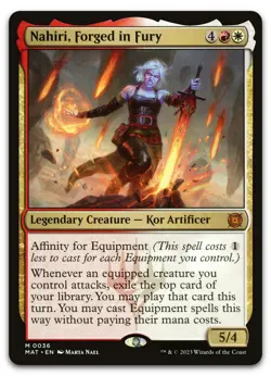 Nahiri, Forged in Fury #36 (NM) March of the Machine MAT Magic MTG - Image 1