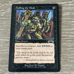 Culling the Weak - Exodus MTG NM Magic: The Gathering - Image 1