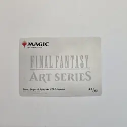 Yuna, Hope of Spira Art Card (Gold-Stamped Signature) MTG Final Fantasy 48/53 - Image 3