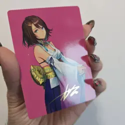Yuna, Hope of Spira Art Card (Gold-Stamped Signature) MTG Final Fantasy 48/53 - Image 4