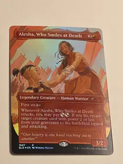 Alesha, Who Smiles at Death FOIL X1 SLD MTG Secret Lair Drop - Image 1