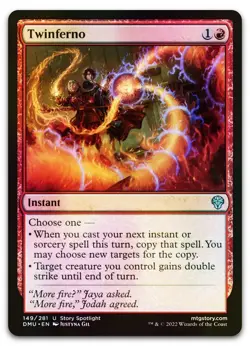 Twinferno #149 (Foil) (NM) Dominaria United DMU Magic MTG - Image 1