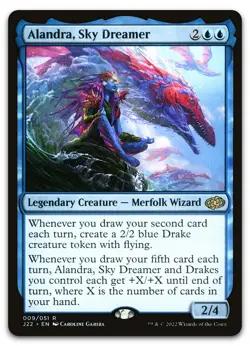 Alandra, Sky Dreamer #9 (NM) Jumpstart 2022 J22 Magic MTG - Image 1