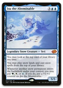 Isu the Abominable #12 (NM) Jumpstart 2022 J22 Magic MTG - Image 1