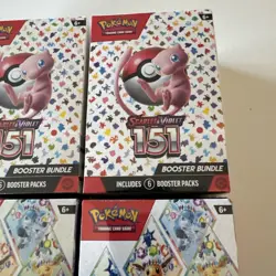 Pokemon Booster Bundles (2) 151 + (2) Prismatic Evolutions New Sealed LOT OF 4 - Image 3