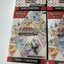 Pokemon Booster Bundles (2) 151 + (2) Prismatic Evolutions New Sealed LOT OF 4 - Image 4