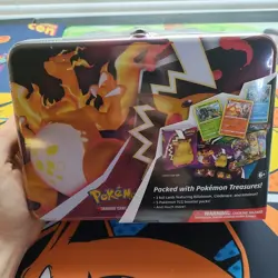 Pokemon Fall 2020 Collectors Chest Lunchbox Tin Charizard Pikachu Factory Sealed - Image 1