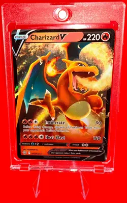 2022 Pokemon TCG ~ Charizard V 17/172 Brilliant Stars Full Art Ultra Rare Basic - Image 1
