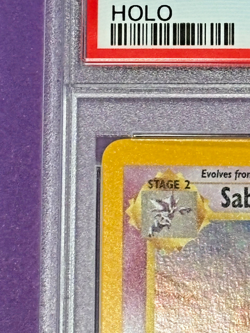 2000 Pokemon Gym Heroes - Sabrina's Gengar Holo 14/132 - NM-MT PSA 8 - W/ SWIRL! - Image 4