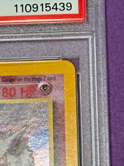 2000 Pokemon Gym Heroes - Sabrina's Gengar Holo 14/132 - NM-MT PSA 8 - W/ SWIRL! - Image 5