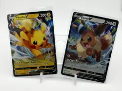 Pokemon Pikachu V And Eevee Lot Of 2 - Image 1