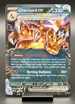 Charizard Ex 196 Promo Holo Pokemon TCG Charmander & Charmeleon Cosmos Holo NM+ - Image 2