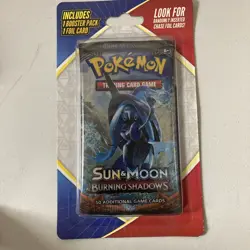 Pokemon Sun And Moon Burning Shadows Blister Pack with 1 Booster pack + 1 Foil - Image 1