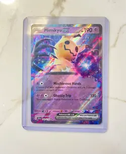 Pokemon Mimikyu EX TCG Holo Card 069/159 Sv09: Journey Together - Image 1