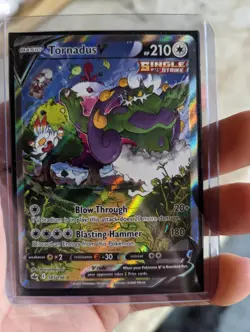 Pokemon TCG Tornadus V Ultra Rare Holo 185/198 NM - Image 1