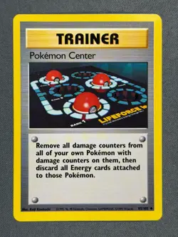 Pokemon Center 85/102 Base Set Series Uncommon Pokemon TRAINER Card 1999 NM - Image 1