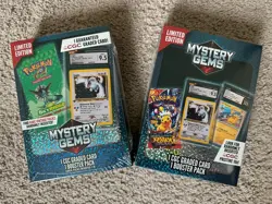 (2) 2025 Pokemon Mystery Gems Factory Sealed - 1 CGC Graded + 1 Pack - Image 1