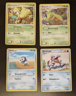 4x Vintage Pokemon Karten Sammlung | DE | Starter Edition | Versch. Sets - Image 1