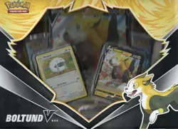 Pokemon TCG Boltund V Box Sealed Promo Cards + 4 Booster Packs - Factory Sealed - Image 1