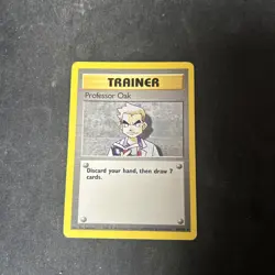 Professor Oak 88/102 Base Set Unlimited Uncommon Pokemon TCG D8 - Image 1