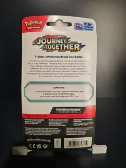 Pokemon TCG - Journey Together - (1) Scraggy Promo Blister Pack - Sealed - Image 2