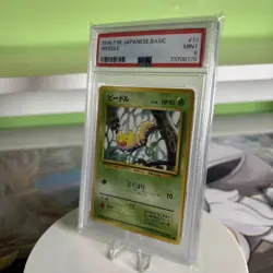 Pokemon PSA 9 MINT Weedle 1996 Base Set Japanese Original Card. - Image 3