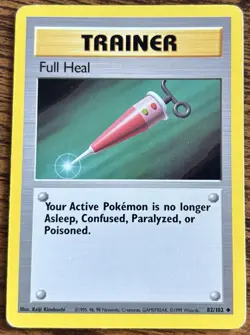 Full Heal #82 - Pokemon Base Set - Moderately Played - Image 1