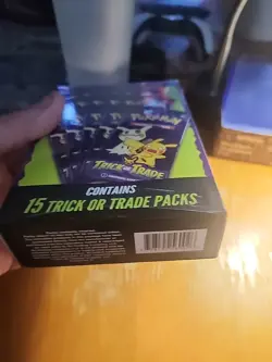 2025 Pokemon Trick or Trade Sealed Box With 15 Booster Packs Brand New - Image 2