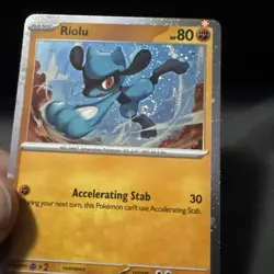 Riolu 076/132 Cosmos Holo Mega Evolution Promo Pokemon Card - Image 1