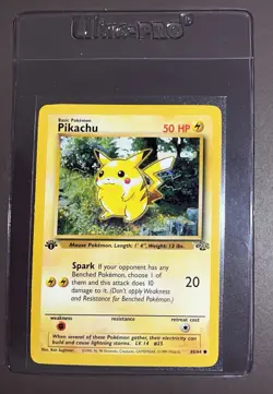 Pikachu 60/64 1st Edition - Pokemon Jungle WotC Non-Holo Common Vintage - Image 1