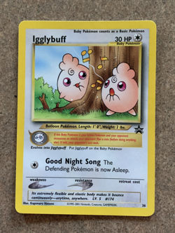 Pokemon - Igglybuff Black Star Promo # 36 NM - Image 1