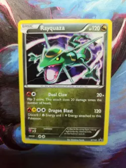 Rayquaza XY141 Holo Pokemon TCG XY Black Star Promo Card - Image 1