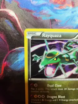 Rayquaza XY141 Holo Pokemon TCG XY Black Star Promo Card - Image 2