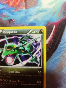 Rayquaza XY141 Holo Pokemon TCG XY Black Star Promo Card - Image 3
