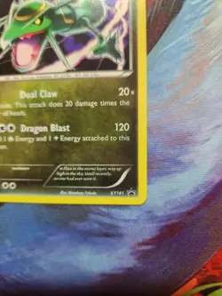 Rayquaza XY141 Holo Pokemon TCG XY Black Star Promo Card - Image 4