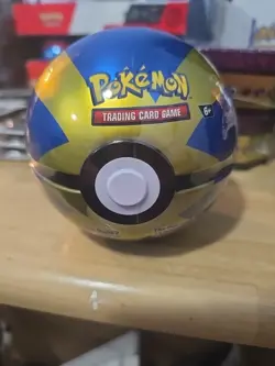 Pokemon TCG Poke Ball Tin Sealed 3 Booster Packs & Coin 2023 Trading Card Game - Image 1