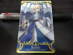 FGO Fate Grand Order Arcade Card Servant Artoria Pendragon Saber c - Image 1