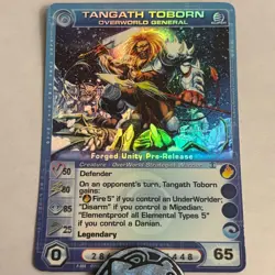 Chaotic Card Tangath Toborn Overworld General PROMO - MAX ENERGY - Image 1