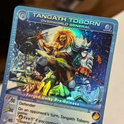 Chaotic Card Tangath Toborn Overworld General PROMO - MAX ENERGY - Image 3