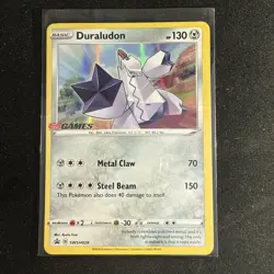 Duraludon SWSH028 EB Games Stamped Holo Black Star Promo Pokemon Card 2020 - Image 1