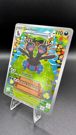 Pokemon Zweilous 147/086 White Flare Illustration Rare IR Alternate Art RCG Card - Image 3