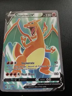 Charizard V 330 Pokemon Card Incinerate & Heat Blast 153/172 - Image 1