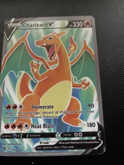 Charizard V 330 Pokemon Card Incinerate & Heat Blast 153/172 - Image 2