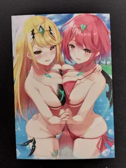 Mythra Pyra - Goddess Story - Doujin - Sexy Waifu Trading Card - Image 1