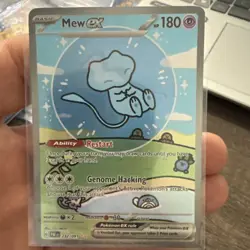 Mew EX Paldean Fates Special Illustration Rare Card 232/091 Near Mint Condition - Image 1